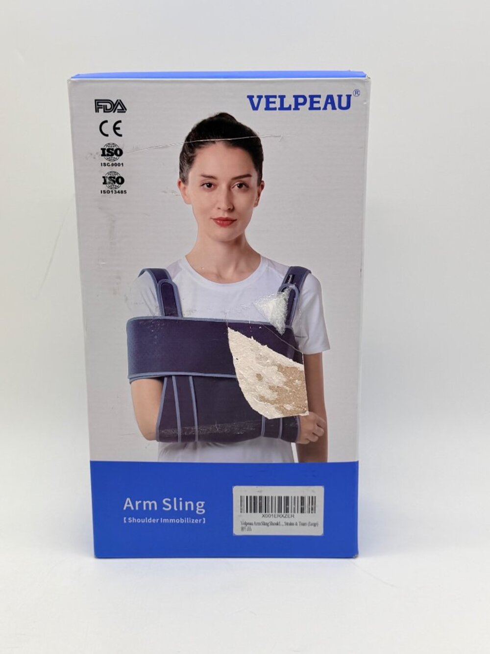 VELPEAU Arm Sling Shoulder Immobilizer for Sprains Dislocation Fracture LARGE